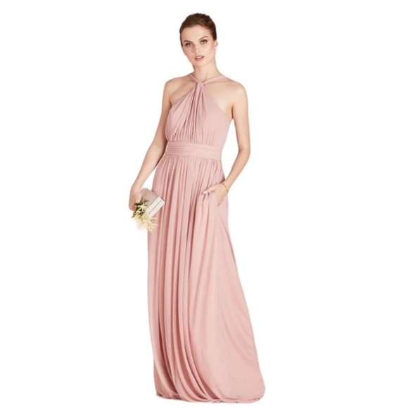 NWT Birdy Grey Kiko Dress in Mesh Rose Quartz - Picture 1 of 5